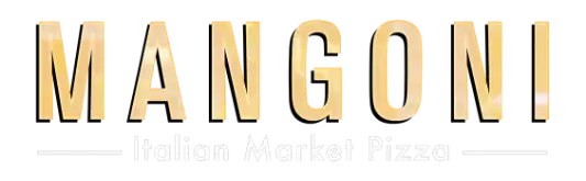 mangoni italian market pizza logo